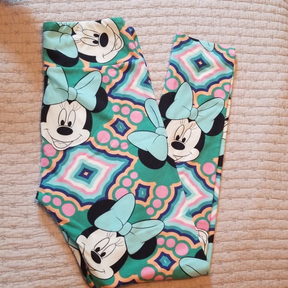 Lularoe OS Minnie Mouse Leggings